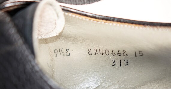 Vintage E T Wright Shoes Men's Size 9.5 E Black L… - image 10