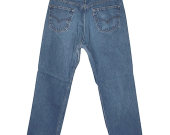 Levi's 501 Original Fit Jeans Mens 36x30 (34x28) Blue Vintage 95 USA Button Fly