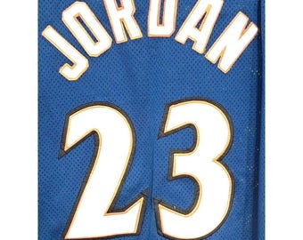 Vintage Jersey Michael Jordan #23 Nike Team NBA Basketball Wizards Blue Mens Siz