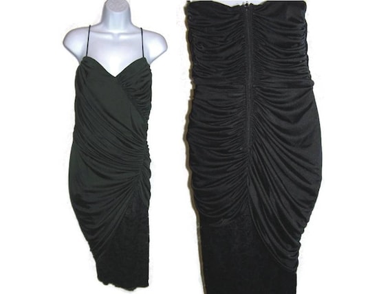 Vintage Cocktail Wiggle Dress Size 5/6 Vijack Sus… - image 1
