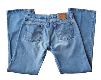 Levis 518 Jeans Boot Cut Size 9 M Jr Light Blue Denim USA Made