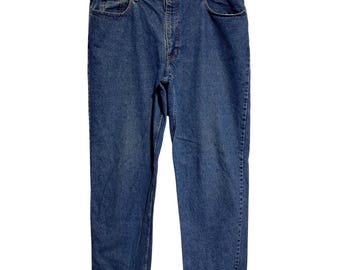Vaqueros de corte recto estilo mom jeans de Eddie Bauer para mujer, corte clásico, color azul, de algodón elástico.