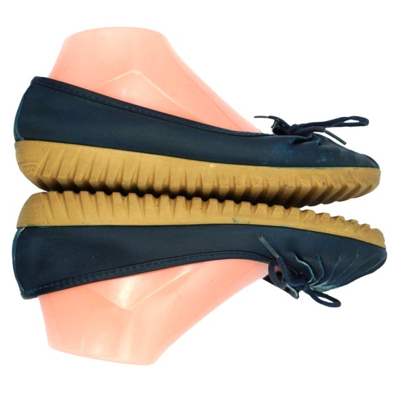 Zapatos Cherokee Vintage Cuero Azul Slip Ons - Etsy España