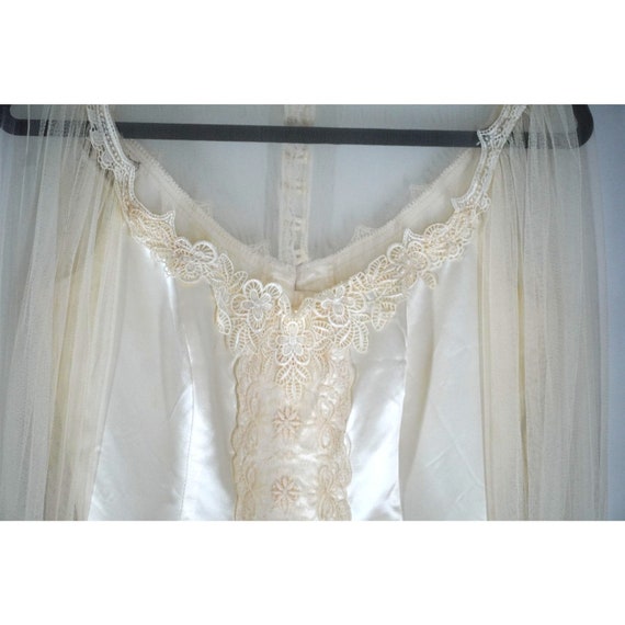 Vintage Gunne Sax Wedding Dress Boho XS S Modest … - image 5