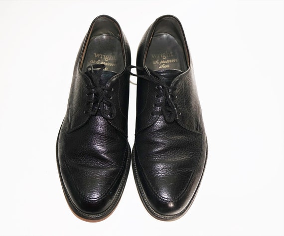 Vintage E T Wright Shoes Men's Size 9.5 E Black L… - image 1