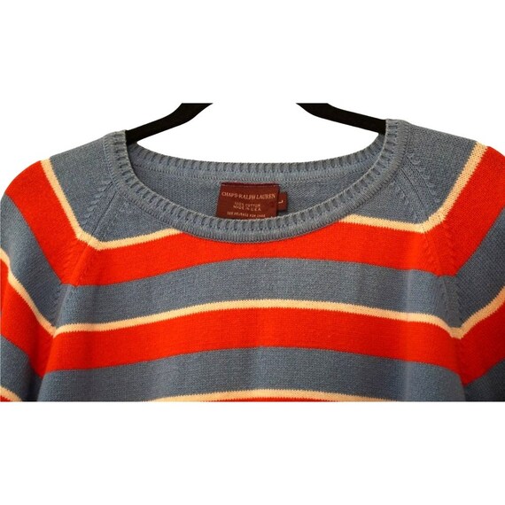 Vintage Chaps Ralph Lauren Sweater, 80s Striped S… - image 2