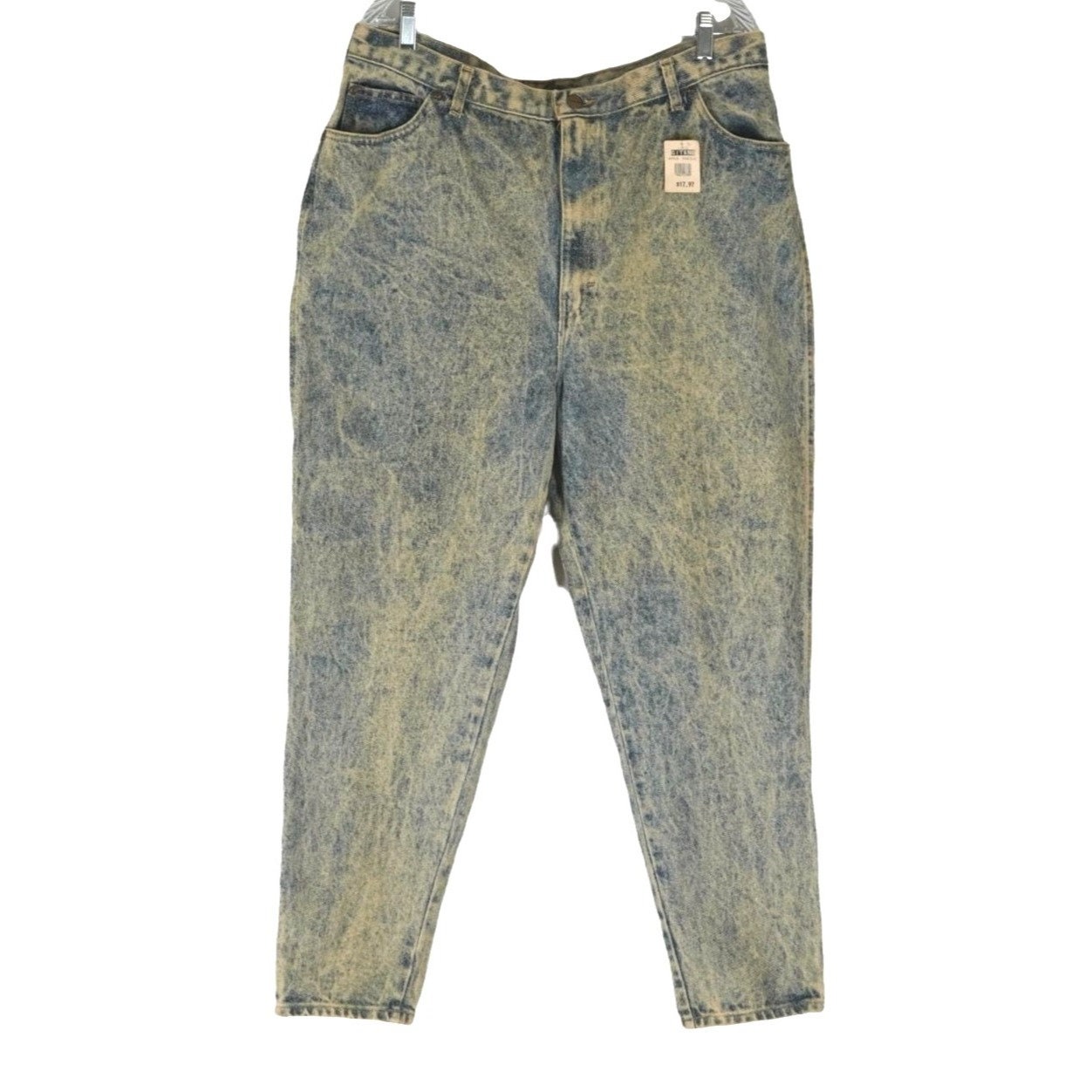 【NONCODE】Peach Vintage Washing Denim Pants Shape Indigo Vintage Wash Denim Wide Leg Jeans | Shape
