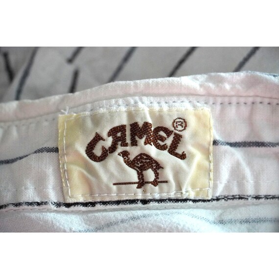 Vintage Camel Cigarettes Shirt Short Sleeve Butto… - image 9