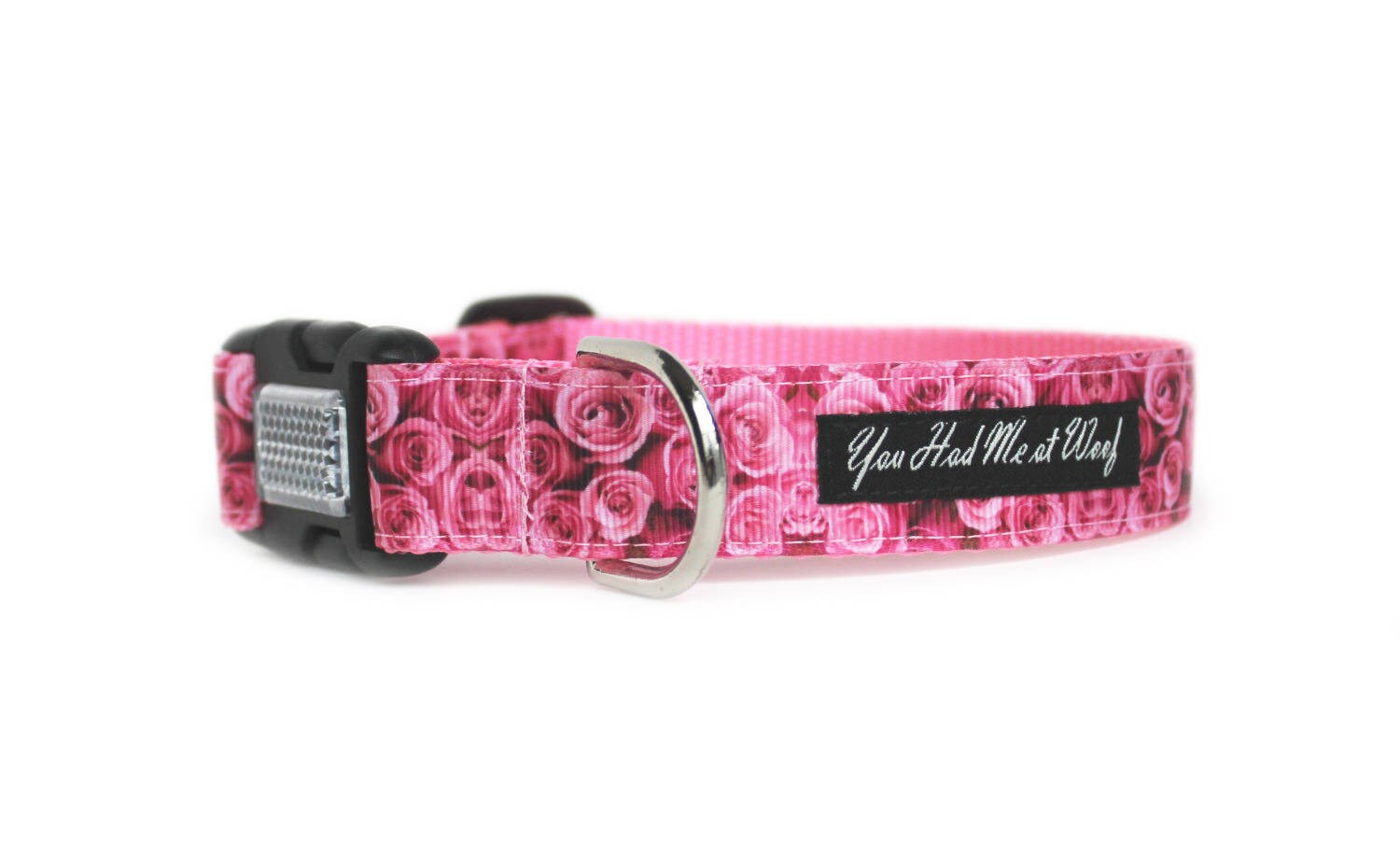 Roses Dog Collar Pink Girl Dog Collar French Flower Shop Etsy