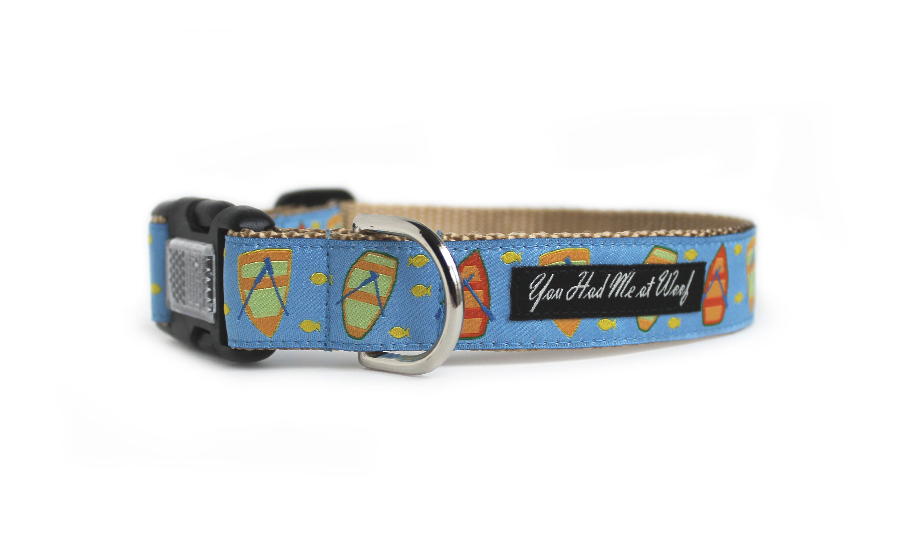 Dog Collar with Boats Fish Boy or Girl Dog Collar Labrador Etsy