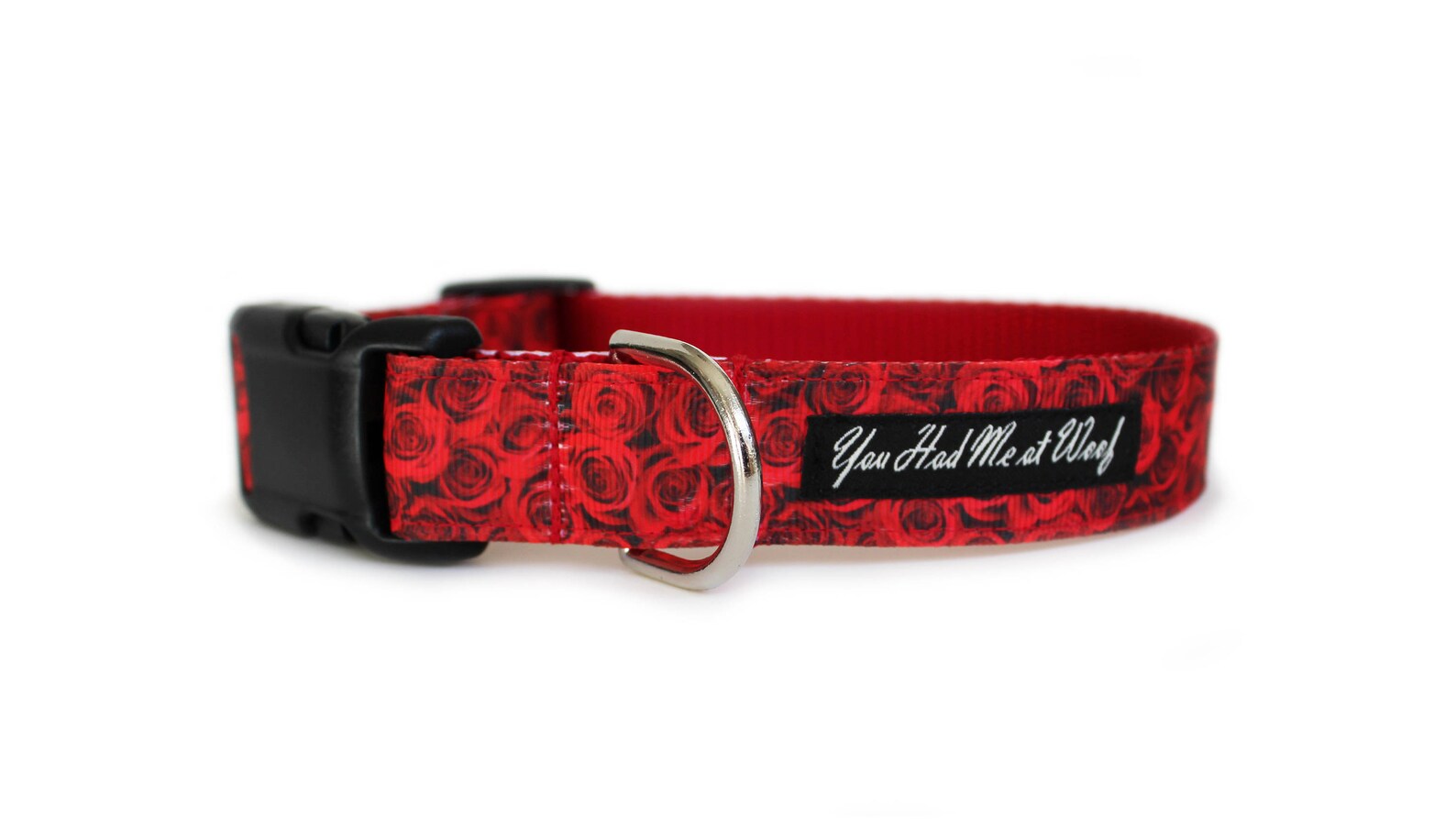 Red Roses Dog Collar Etsy