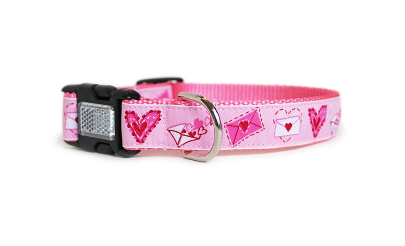 Valentines day dog collars Clearance