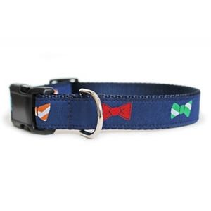 Boy Dog Collar - Stylish Bow Ties Dog Collar
