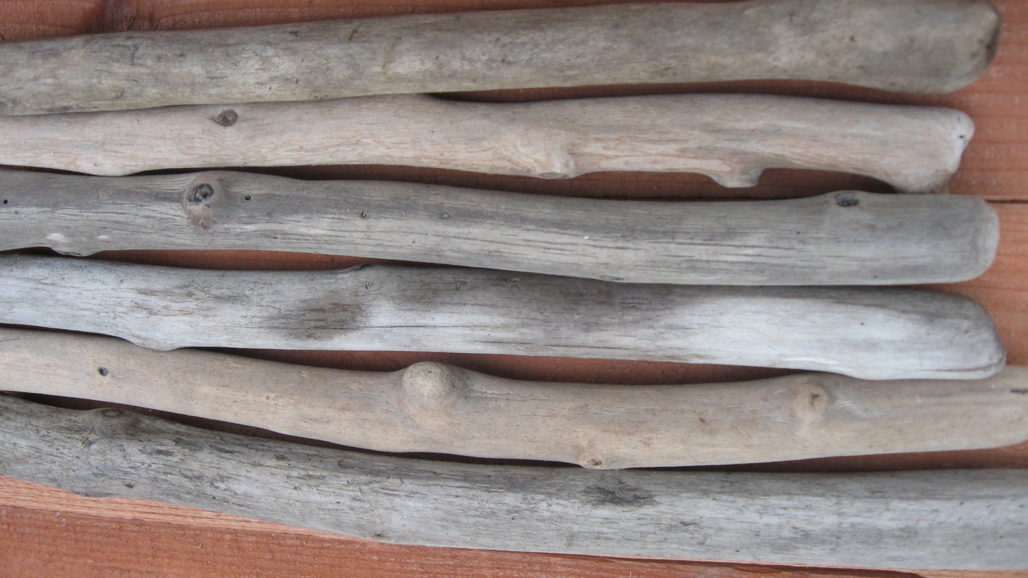 Driftwood - 6 Straight Pieces, 12"-18" for Macrame, Tapestr…