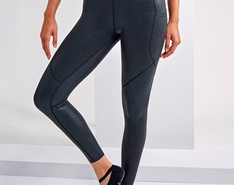 Leggings gainants pour femmes Leggings de yoga gainants noirs Leggings Pilates grande taille