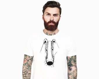 Badger men t-shirt animal lover shirt birthday gift for him