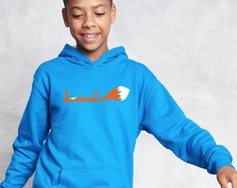 Kids Fox Hoodie • Animal Hoody for Children • Cute Fox Sweatshirt • Kids Hooded Jumper • Boys & Girls Animal Pullover