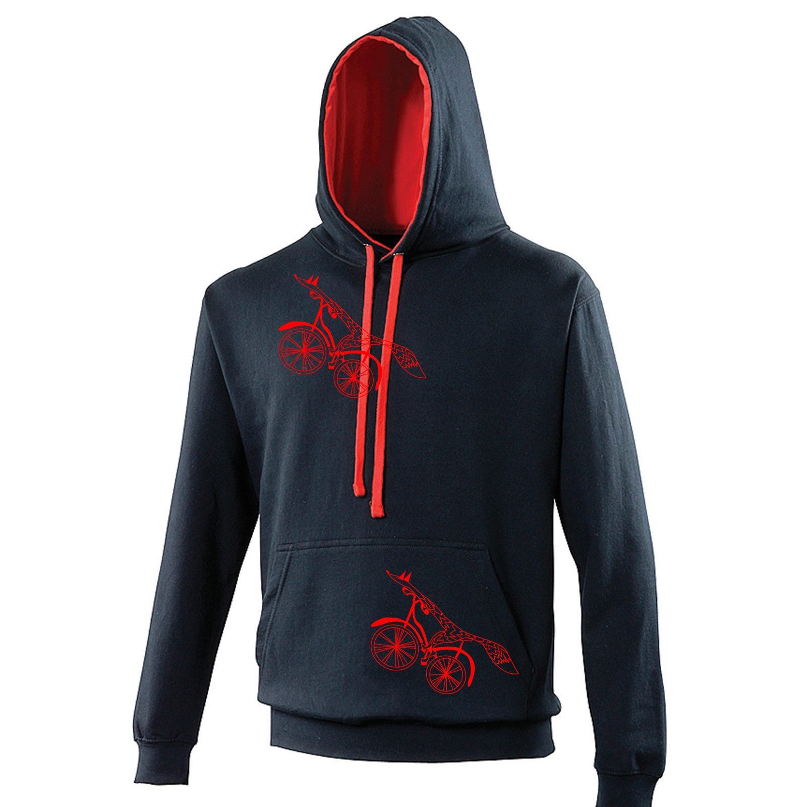 スウェット・トレーナー Wild Donkey Unisex FOX Zip-up Navy FZ-FOX-DEEP NAVY Season 7 Zip Front Hoodie Deep Sea | White Fox Boutique US