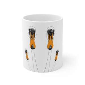 Swan coffee mug gift Ceramic coffee printed Mug 11oz gift