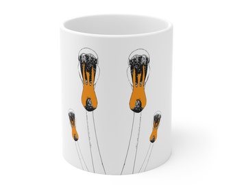 Swan coffee mug gift Ceramic coffee printed Mug 11oz gift
