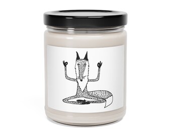 Apple Scented Soy Candle, 9oz candle fox unique candle gift relaxing candle housewarming present