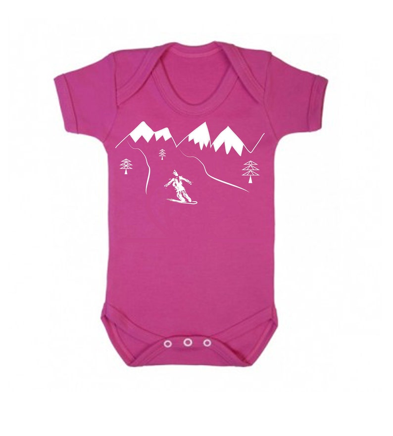 Snowboarding baby extreme sports baby active baby bodysuit Etsy