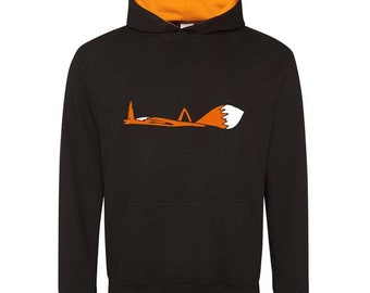 Animal Kids Hoodie: Fox Printed hoody | Cozy Cotton Blend clothing for kids