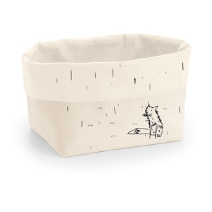 Cotton toy basket kids storage canvas organiser bathroom storage cotton basket