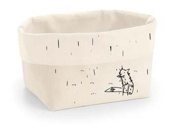 Cotton toy basket kids storage canvas organiser bathroom storage cotton basket