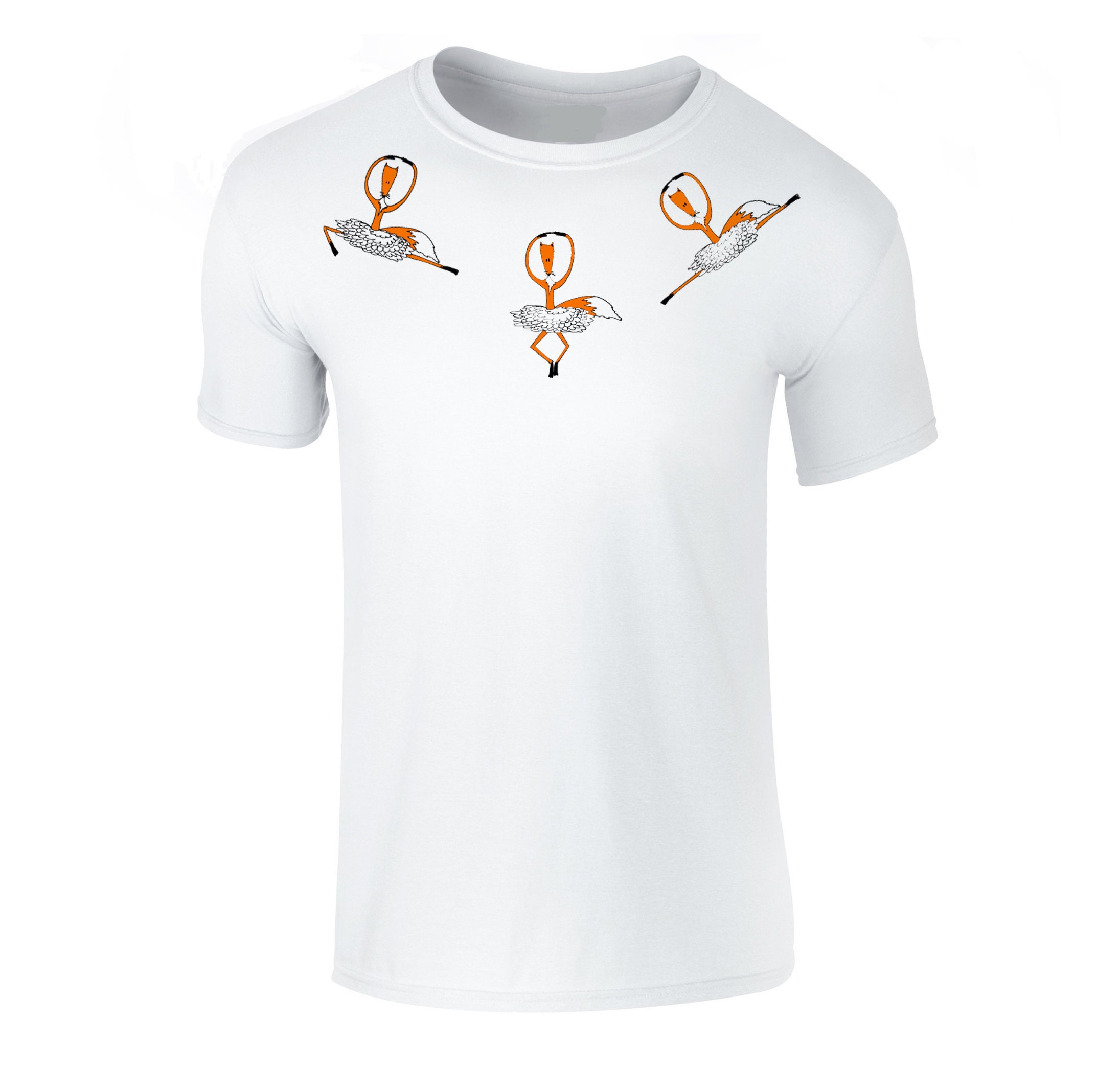Image of Men Dancing Fox Shirt, Gift For Him, Ballerina T Funky Men Hipster Style Tee