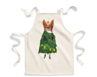 Kids apron, little chef apron, cotton apron