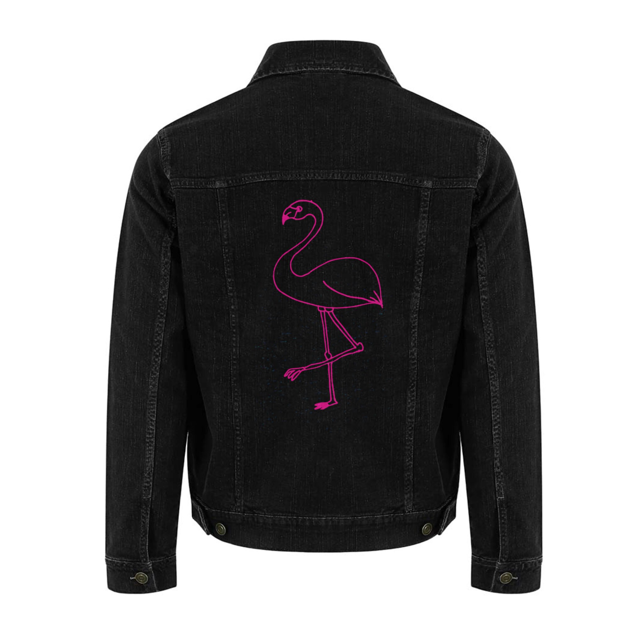 Flamingo denim jacket discount