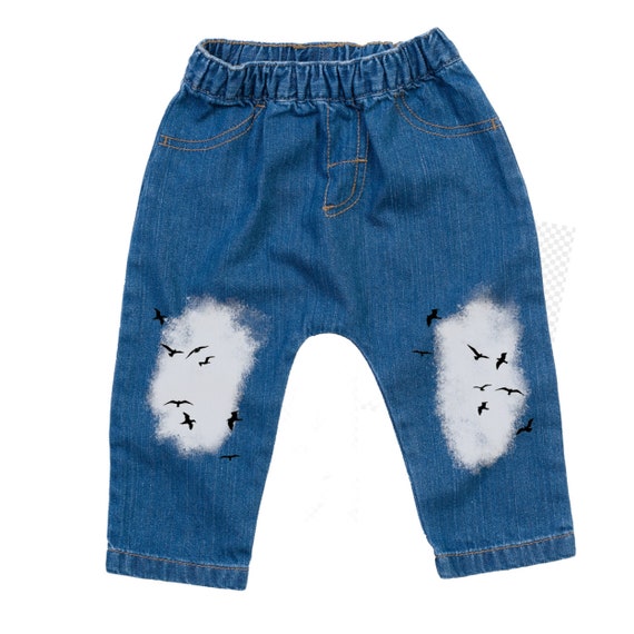Baby bottoms deals denim