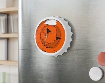 Bottle Opener fox fridge magnet opener beer opener gift for men metal opener