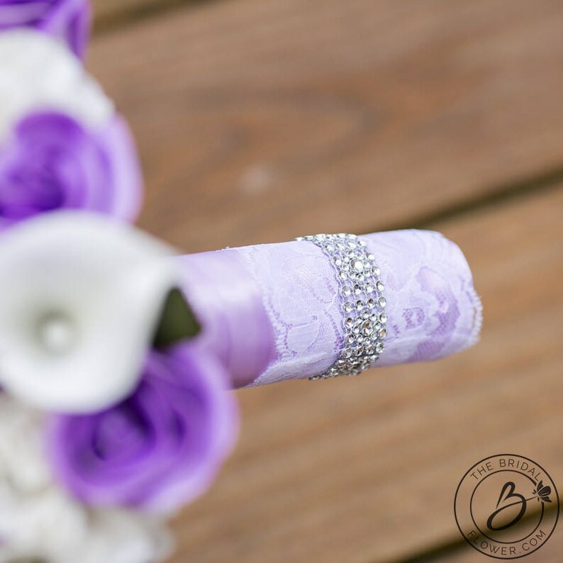 Lavender wedding bouquet Wisteria bridal bouquet Lilac Etsy