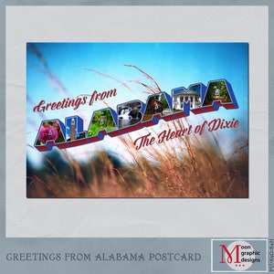 Saluti dall'Alabama - Cartolina