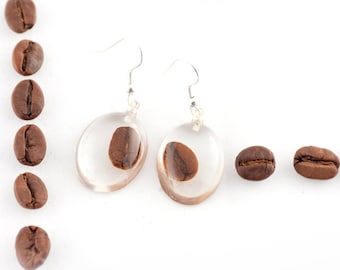 Dangle Coffee earrings for her - Coffee lovers gift