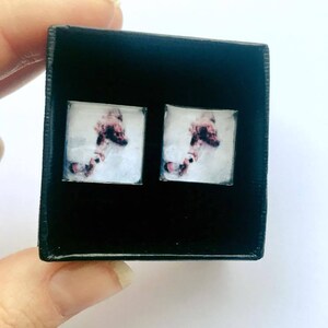 Personalisierte Hunde Foto Manschettenknöpfe