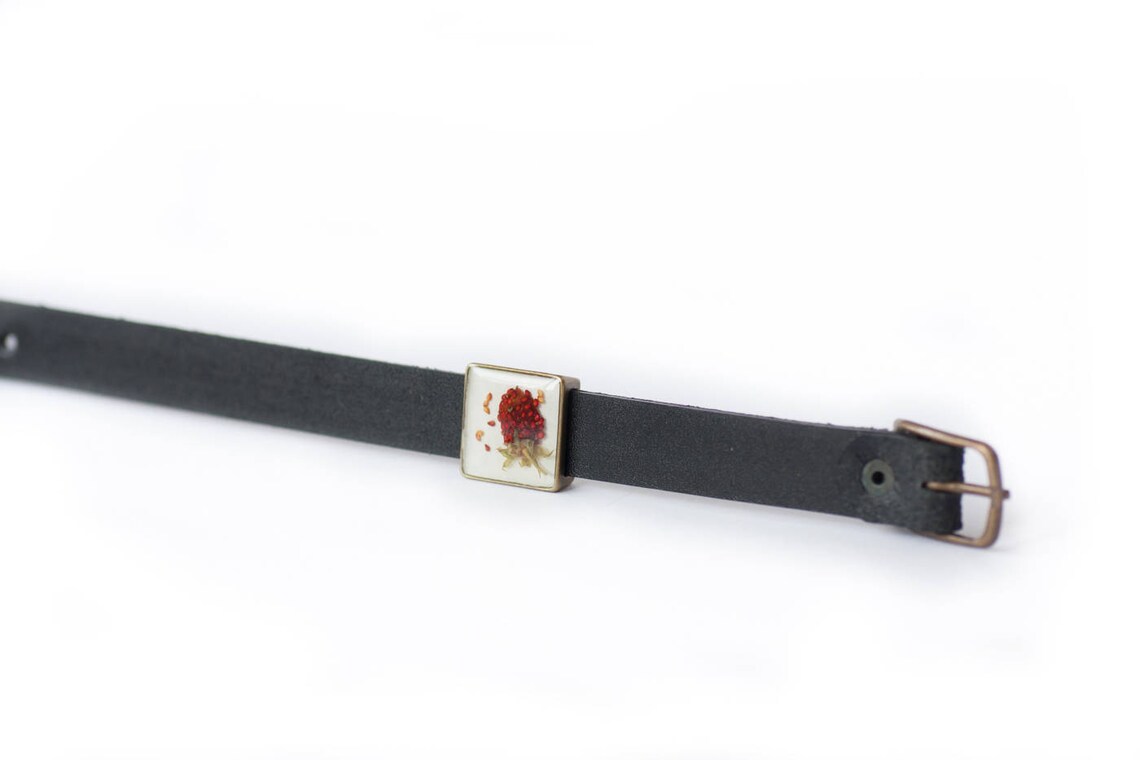 Leather Arm Wrap Bracelet Leather Stripe Cuff Bracelet Etsy