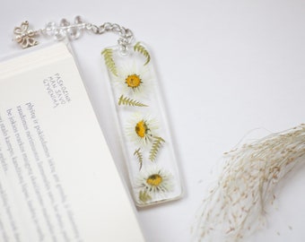 Handmade dried dainty flower bookmark