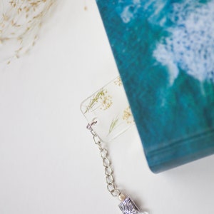 Handmade dried dainty flower bookmark image 5