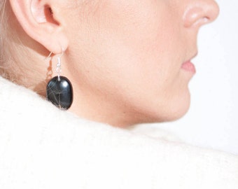 Pendientes de diente de León reales - Pendientes Make a Wish de la colección de joyas botánicas hechas a mano