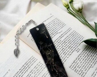Dandelion bookmark - Make a wish gift idea for book lovers