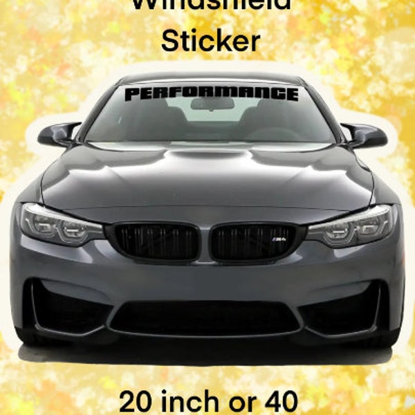 Custom Windshield Decal Etsy