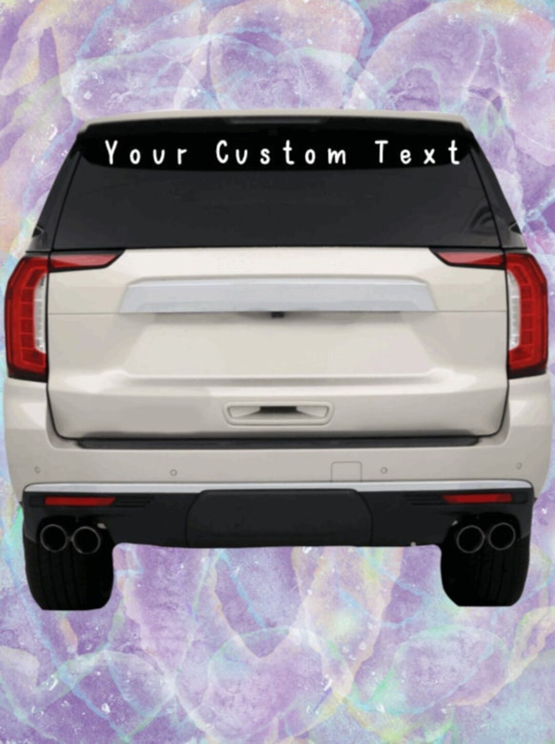 Custom Car Windshield Banner/sticker/decal Etsy