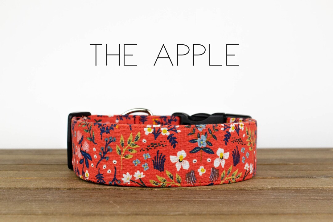 The Apple Dog Collar Etsy