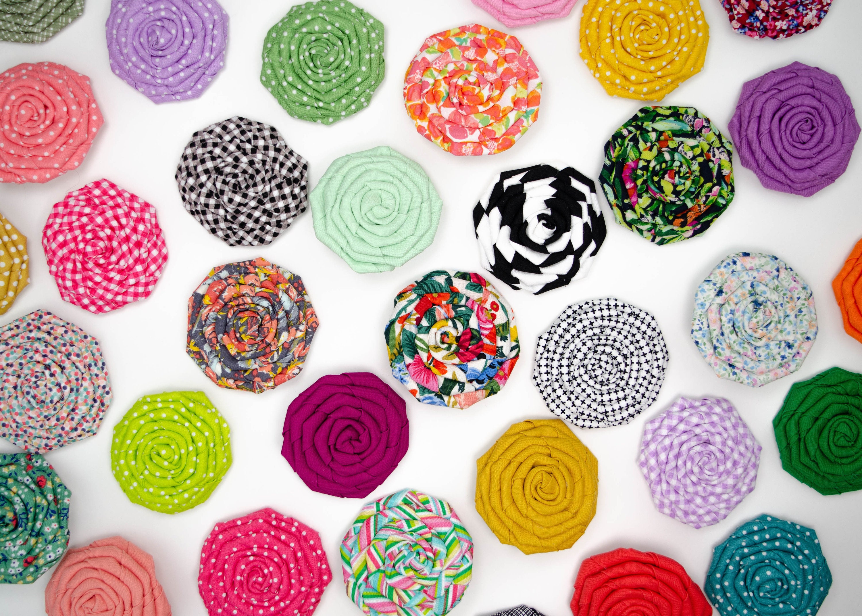 Colorful Dog Collar Flowers can be attached to any dog collar Etsy