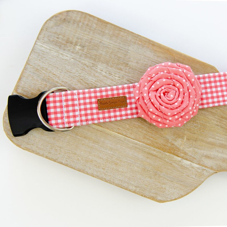 Colorful Dog Collar Flowers can be attached to any dog collar Etsy