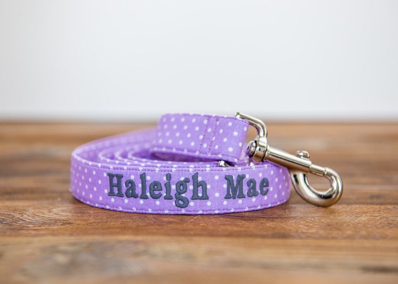Custom Dog Collar Name Only Embroidery Etsy
