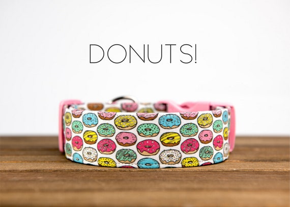 Colorful Fun Donut Dog Collar